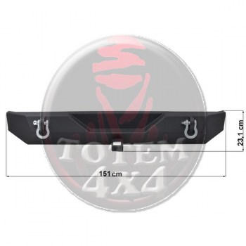Paragolpe trasero Jeep Wrangler YJ-TJ